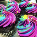 rainbow-cupcake
